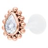 Rosé Teardrop Bioplast® Labret