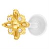 Golden Polar Star BioPlast® Push-fit Labret 