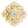 Golden Florescence BioPlast® Push-fit Labret 