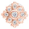 Rosé Florescence BioPlast® Push-fit Labret 