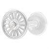 Silver Suncircle BioPlast® Push-fit Labret 