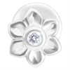 Silver Flower BioPlast® Push-fit Labret 