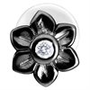 Black Flower BioPlast® Push-fit Labret 