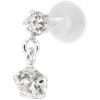 Hanging Crystal Bioplast® Push Fit Stud 