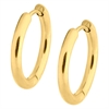 Small Golden Hoops - 14 mm (sold in pair)