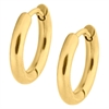 Small Golden Hoops - 10 mm (sold in pair)