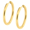 Small Golden Hoops - 20 mm (sold in pair)