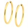 Small Golden Hoops - 25 mm (sold in pair)