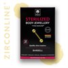 Sterila Micro Barbells i Guldig Titan- 10st