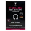 Sterila Micro Circular Barbells i Guldig Titan - 10st