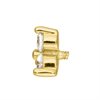 14ct Gold Internally Threaded Trinity Top