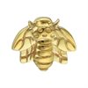 14k Guld Invändigt Gängad Bee Topp