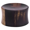 Brown Concave Ebonywood plug