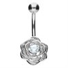 Flower Navelpiercing - Stål
