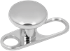 Dermal Anchor with Disc - Two Hole Plate (2.5 mm High)