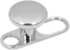 Dermal Anchor with Disc - Two Hole Plate (1.5 mm High)