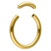 Smooth Segment Ring - Guld Titan