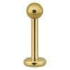 Micro Labret 1.2mm - Guld Titan