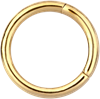 Hinged Segment Ring - Golden Steel