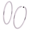Stål Hoops 55mm - Säljs i par