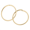 Guldiga Hoops 55mm - Säljs i par