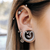 Jewelled Industrial Barbell - Stål