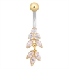 Golden Dolores Navelpiercing - Titan