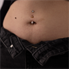 Guldig Fancy Drop Navelpiercing