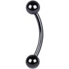 Micro Bananabell with 3mm balls- Black Titan