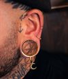 Snake Hinged Clicker - Guld Stål