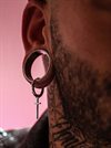 Silver Kors Hoops - Säljs i par