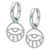 Steel Eye Hoops - Sold in pair