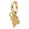 Guldiga Cat & Mouse Hoops - Säljs i par