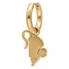 Cat & Mouse Golden Hoops - Sold in pair