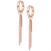 Rosé Chains & Bar Hoops - Säljs i par