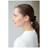 Rosé Crystal Drop Hoops - Säljs i par