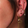 Flash Earbarbell - Guld Stål