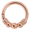 Esmeralda Hinged Ring - Rosé Stål