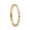 Angular Crystal Ring Clicker - Guld Stål