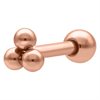 Triplet Earbarbell - Rosé Steel