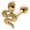 Snake Earbarbell - Guld Stål
