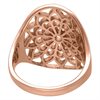 Boho Flower Fingerring Steel Roseline®