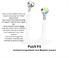 Push-fit Labret Utan Top - BioPlast® 