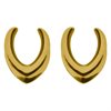Golden Oval Ear Saddles - Säljs i par