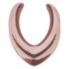 Rosé Oval Ear Saddles - Sold in pair