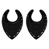 Svarta Oriental Ear Saddles - Säljs i par