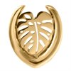 Guldiga Monstera Ear Saddles - Säljs i par