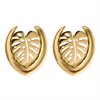 Guldiga Monstera Ear Saddles - Säljs i par