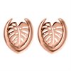 Rosé Monstera Ear Saddles - Säljs i par