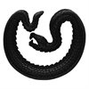 Svarta Snake Ear Saddles - Säljs i par